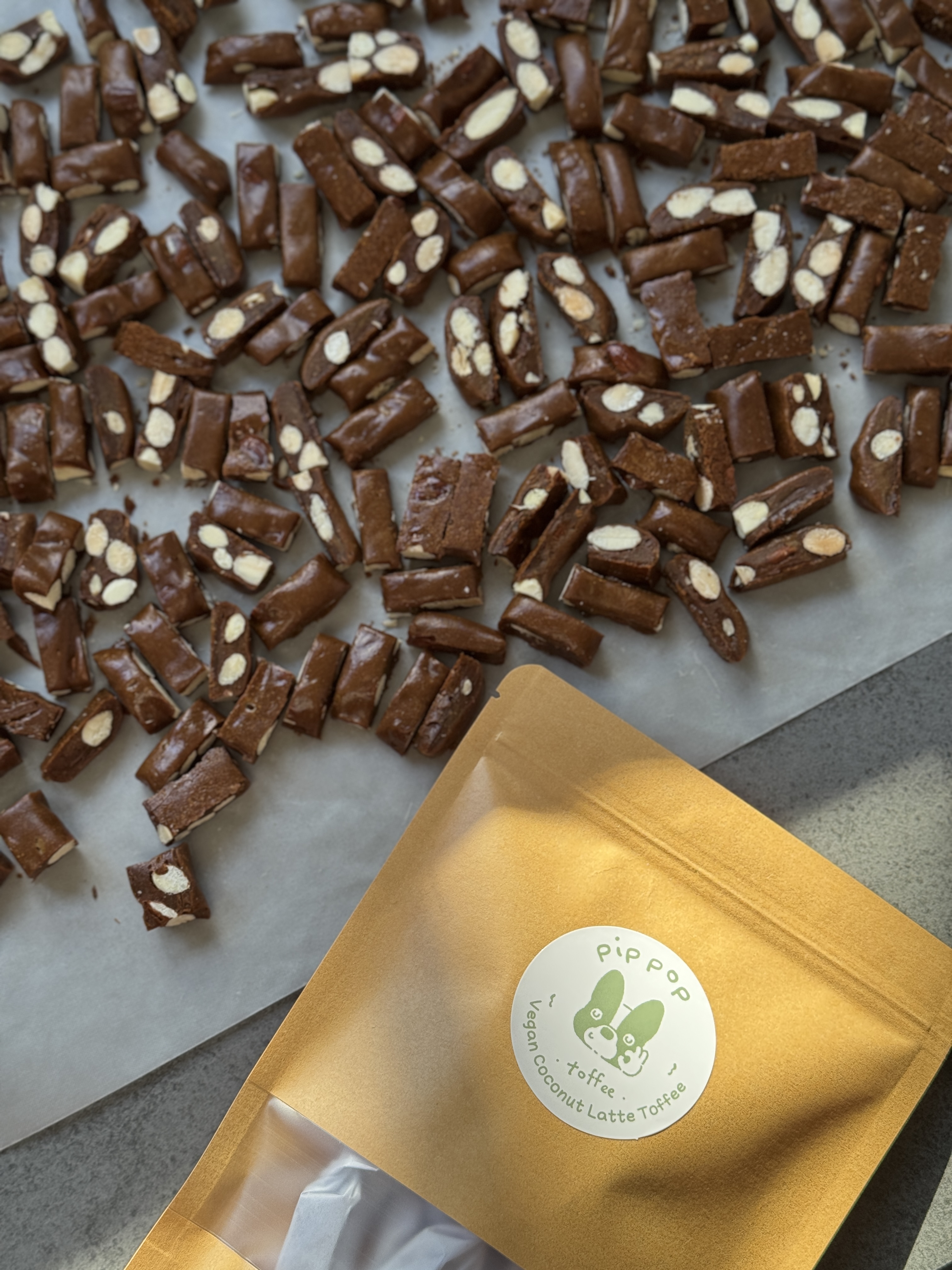Vegan Coconut Latte Toffee